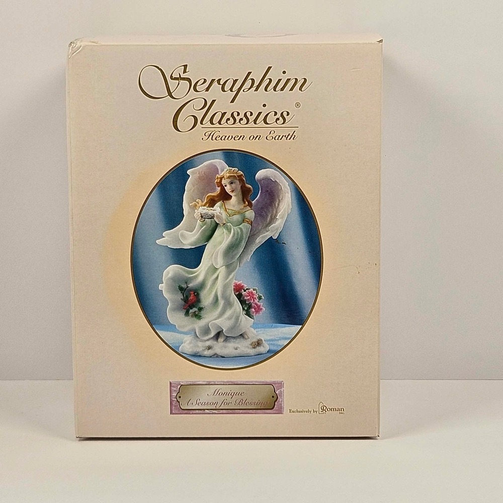 Seraphim Classics Monique A Season for Blessings Angel Figurine Roman 78995 Box